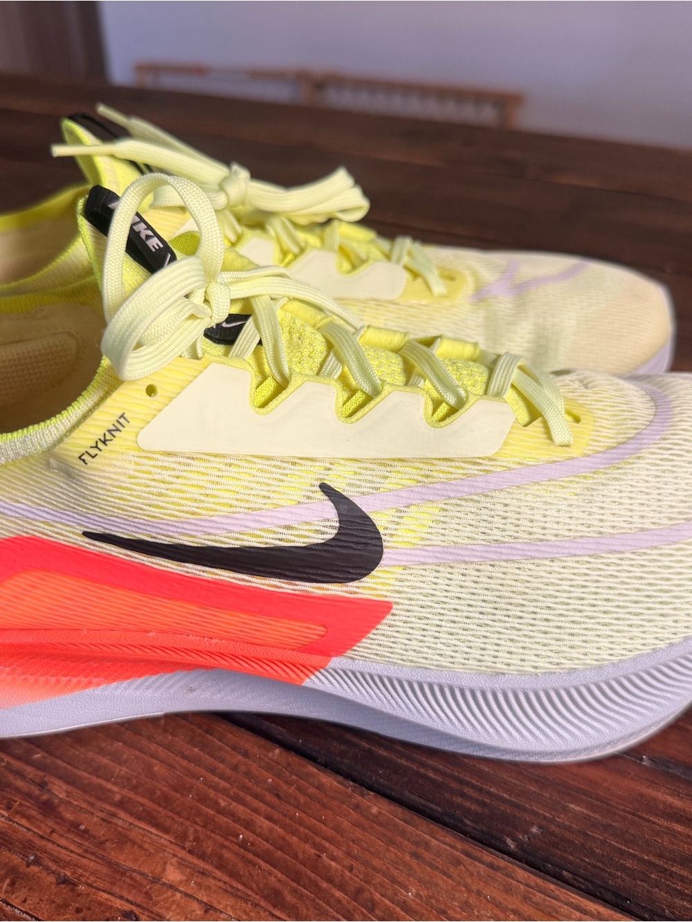 Nike Zoom Fly 4 'Barely Volt' Running Shoes Men's Size 12 - Picture 2 of 9